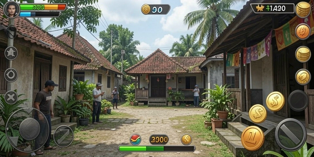 id098 - Gambar karakter yang dapat dikustomisasi sesuai keinginan.